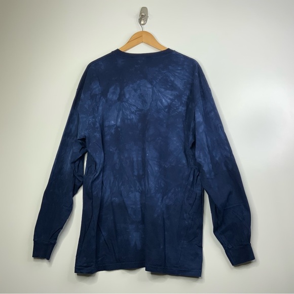 The Mountain Vintage Big Cat Long Sleeve Crew Neck Tie-Dye Shirt. Men Size XXL. - Picture 2 of 5